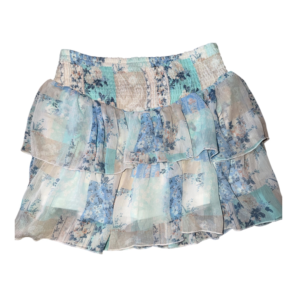 Madden NYC smocked double ruffle skort size medium
