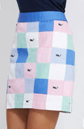 Vineyard Vines Patchwork Seersucker Skirt - Size 4
