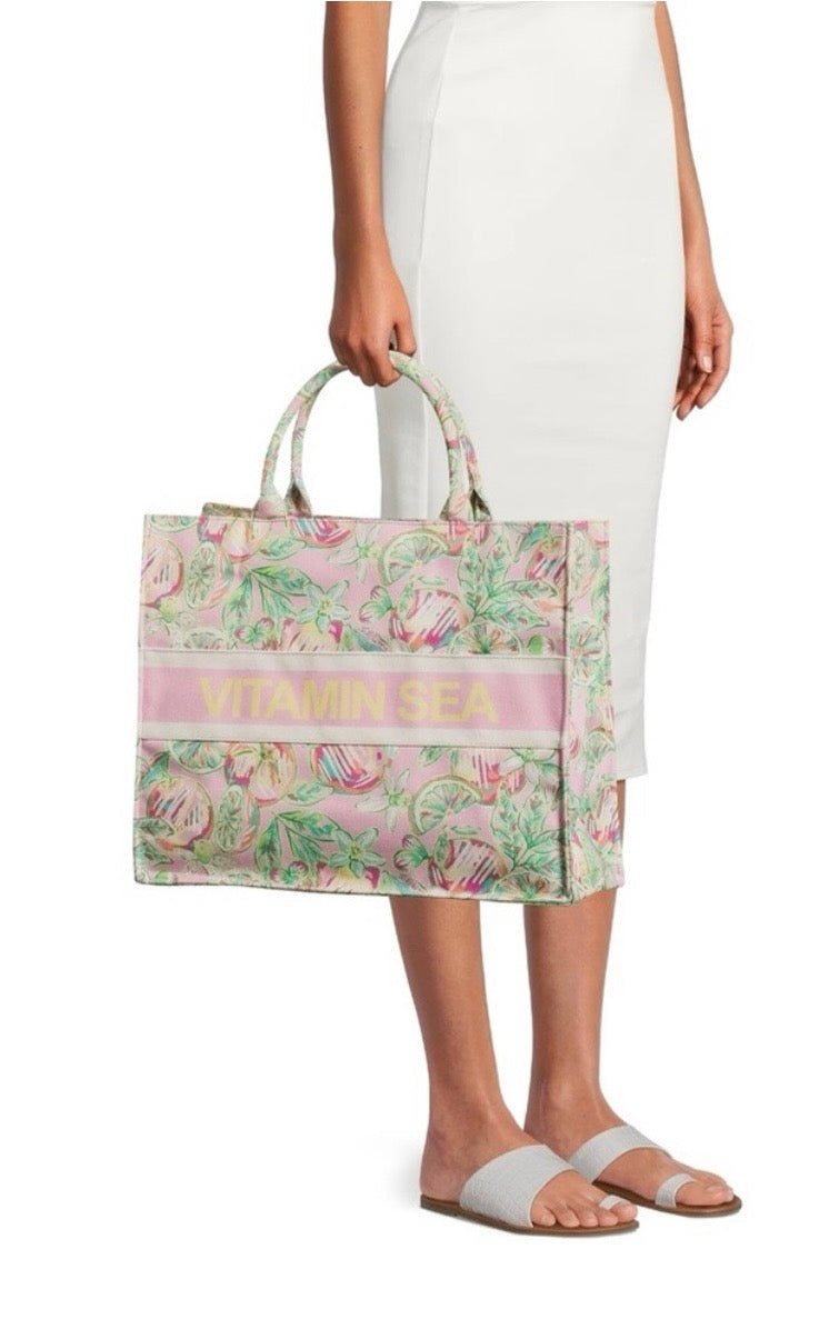 London Fog Canvas Tote