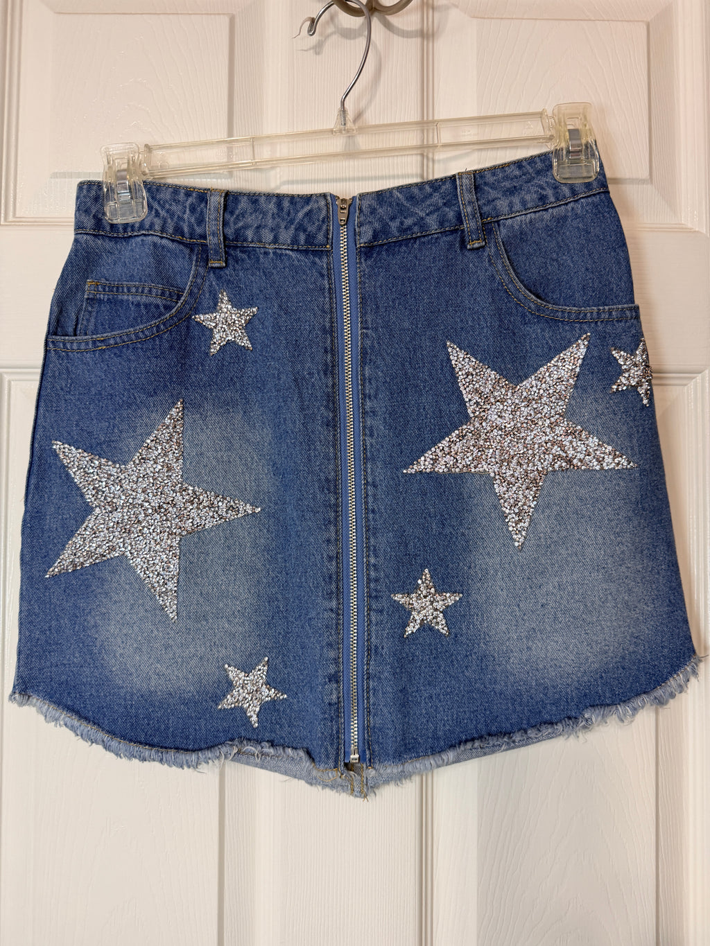 Baevely Star Zipper Skirt Size Medium
