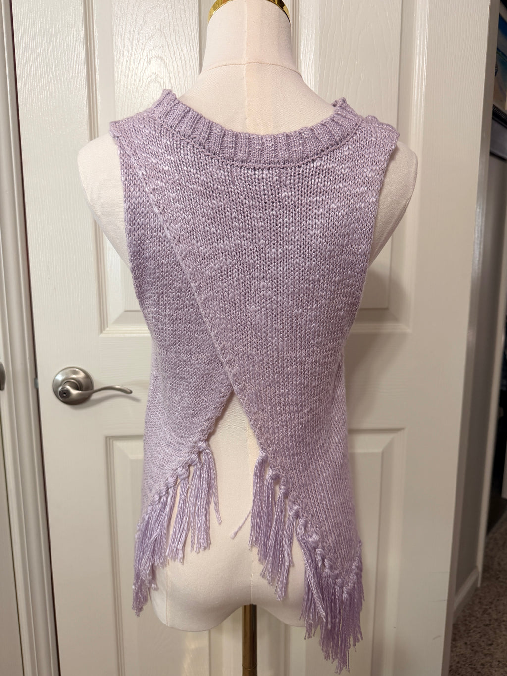 Light Purple Lightweight Knit Sweater - Size Small