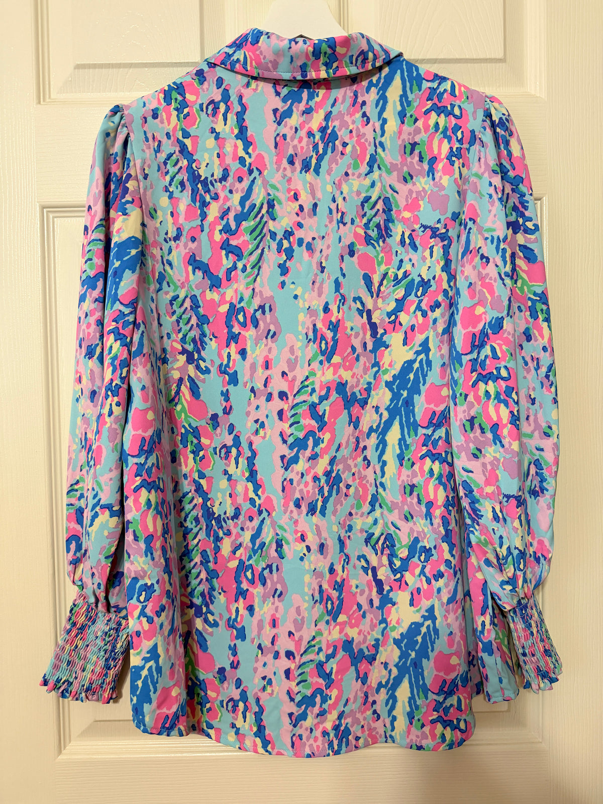 V-Neck Casual Boho Blouse Size Small