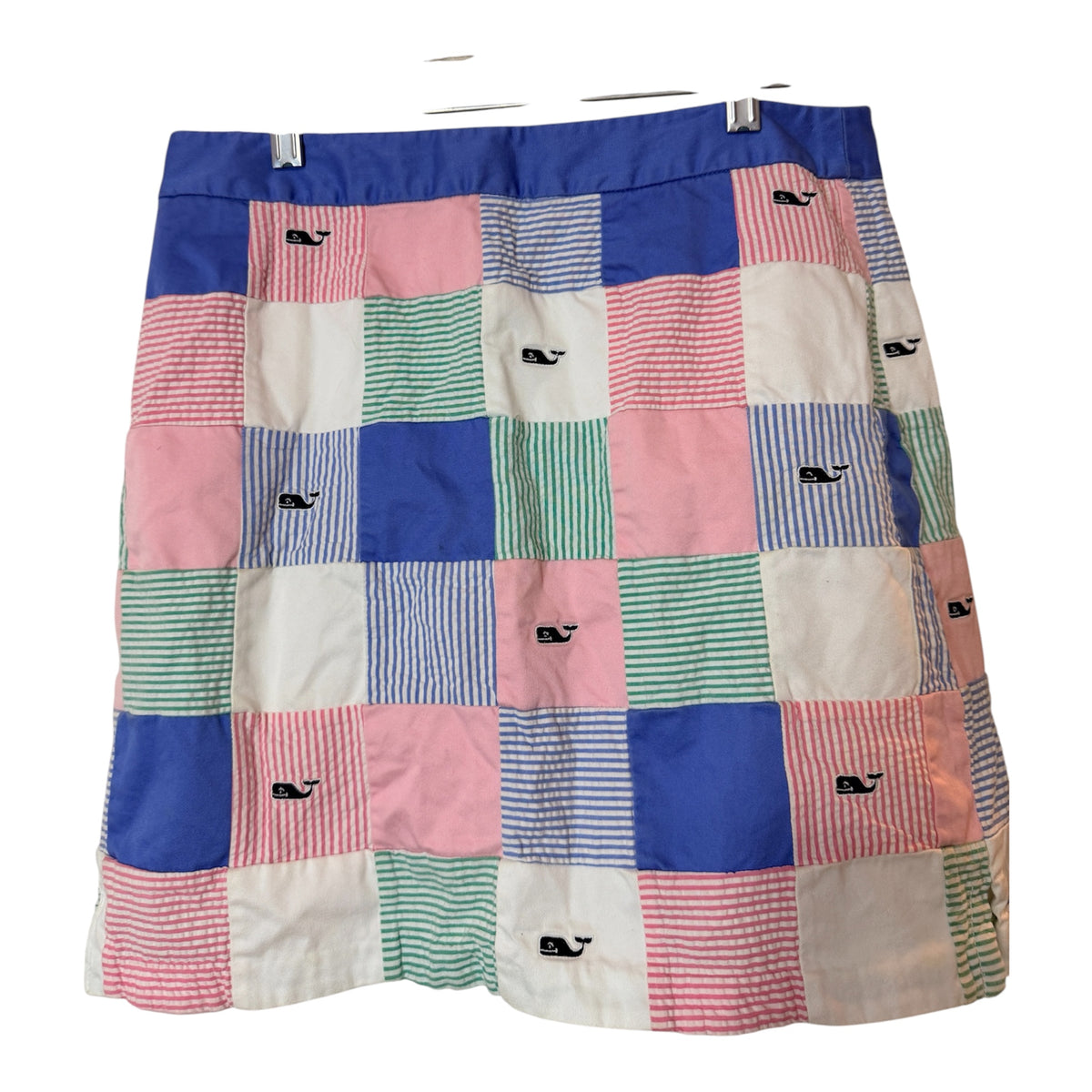 Vineyard Vines Patchwork Seersucker Skirt - Size 4