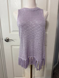 Light Purple Lightweight Knit Sweater - Size Small