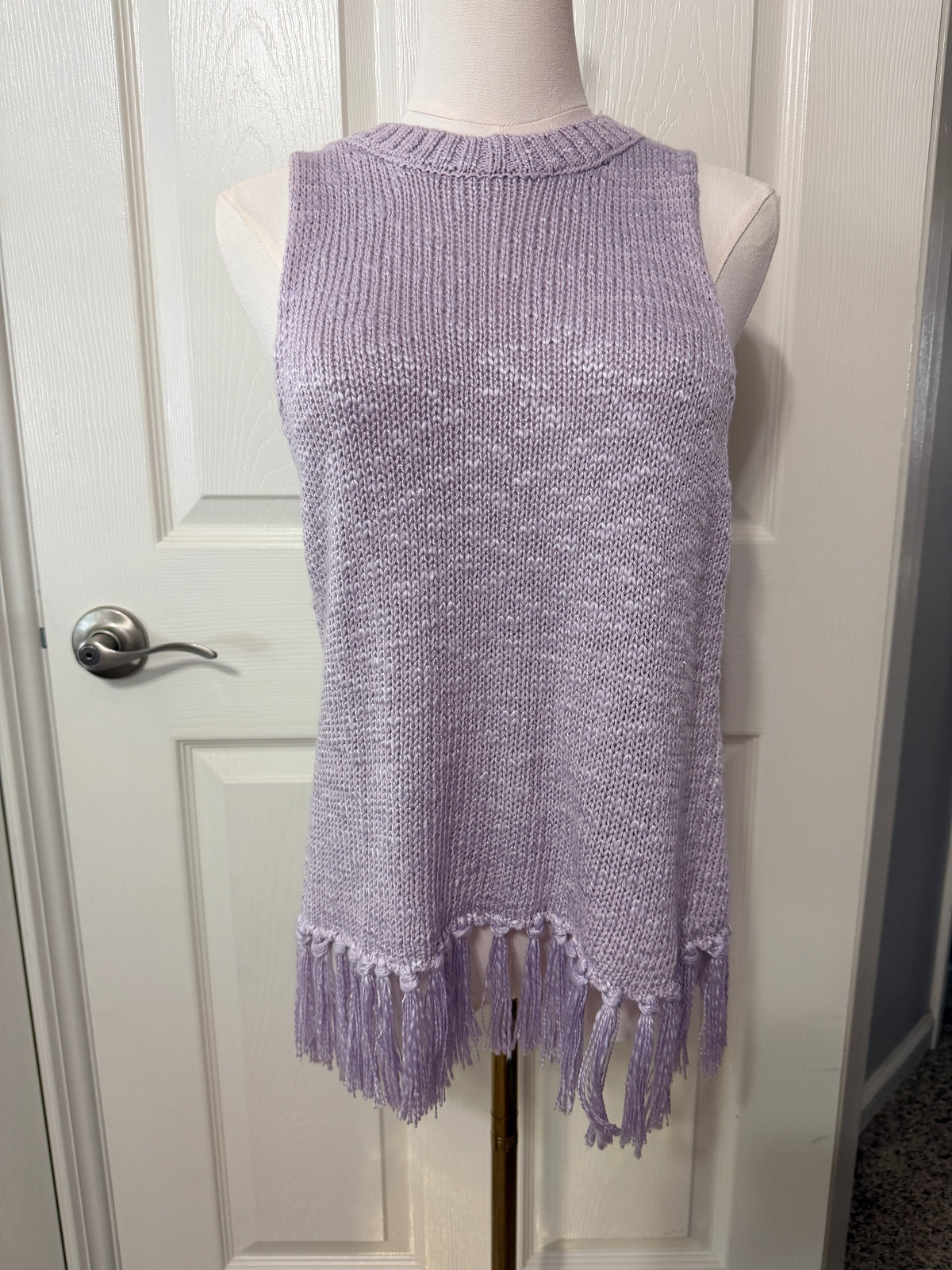 Light Purple Lightweight Knit Sweater - Size Small