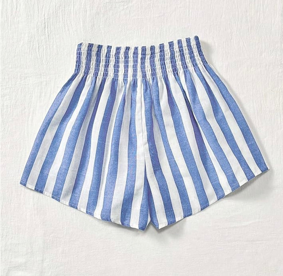 Blue Striped Shorts (30-day rental)