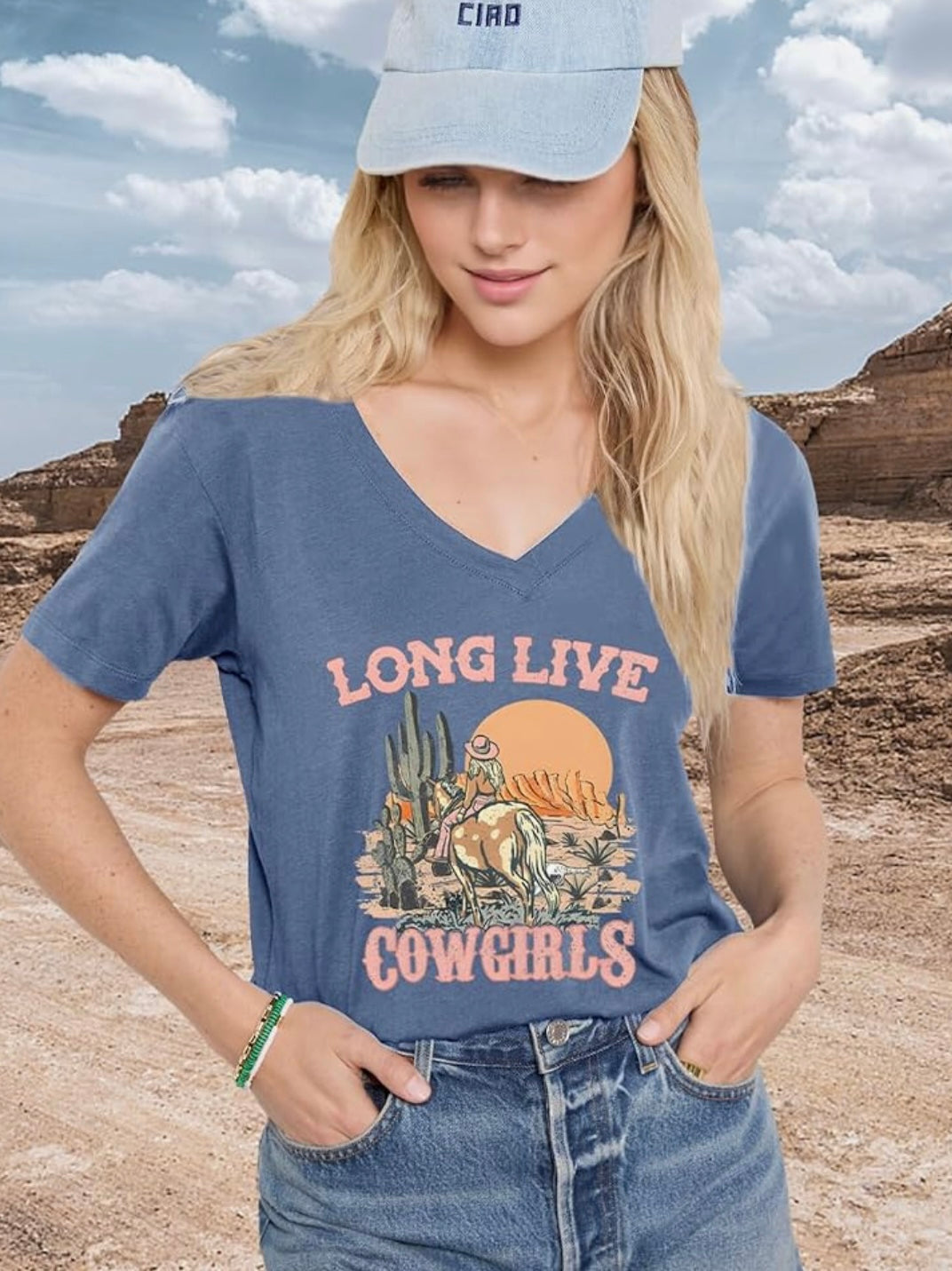 Long love cowboy tee (30-day rental)