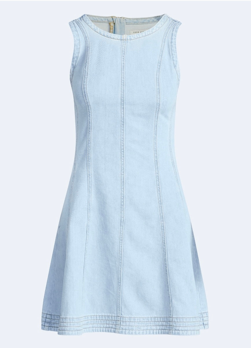 Denim Flare Dress