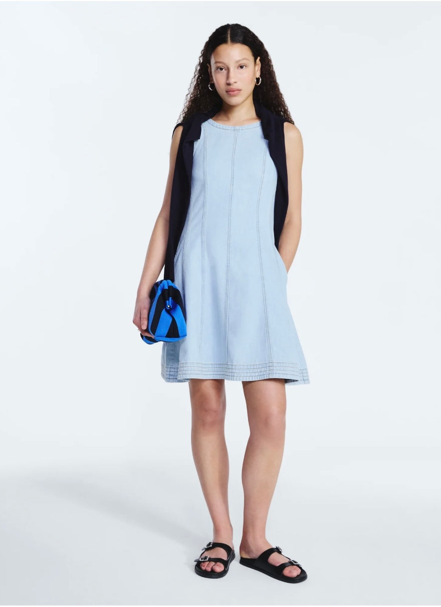 Denim Flare Dress