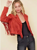 Suede Fringe Jacket (30-day rental)