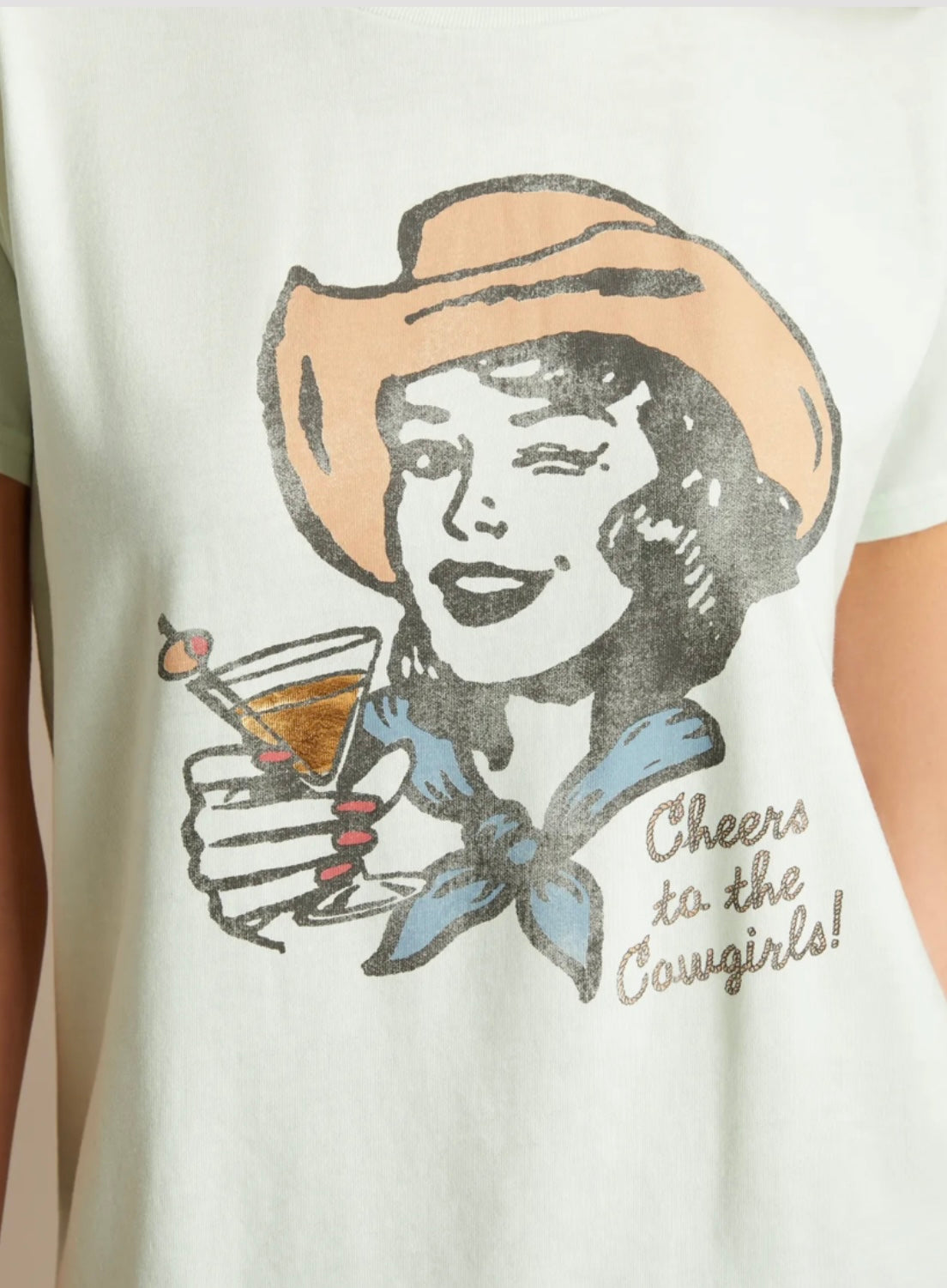 Lucky Brand Cowgirl Graphic Tee (30-day rental)
