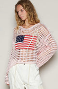 POL All American Open Knit Hoodie (30-day rental)