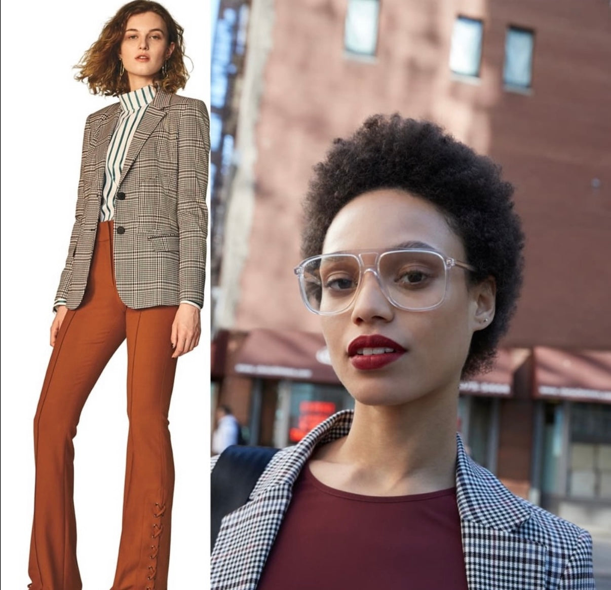 Chelsea 28 Plaid Blazer