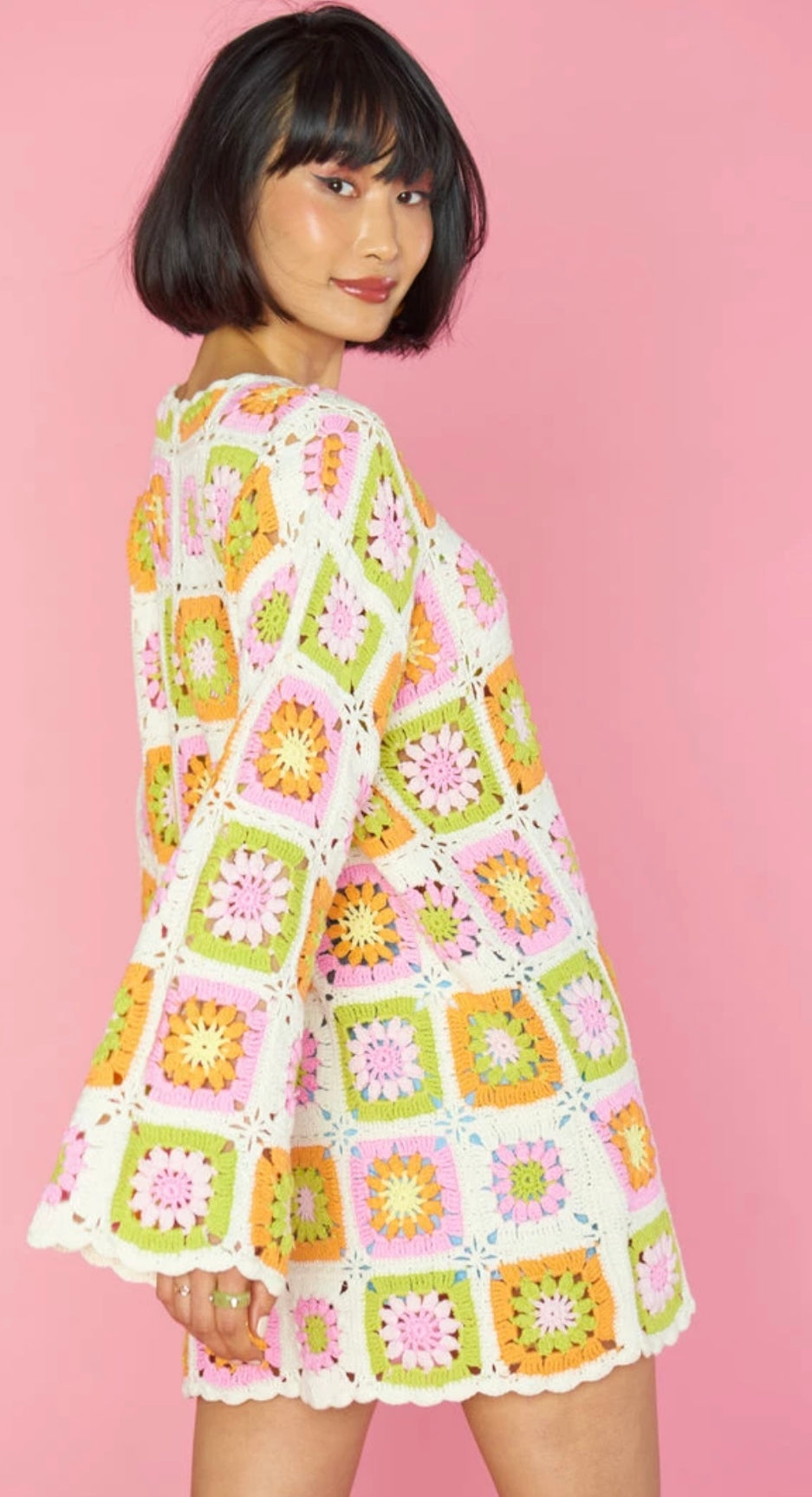 Show Me Your Mumu Crochet Dress/Tunic/Coverup (30-day rental)