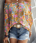 Off-Shoulder Floral Top (30-day rental)