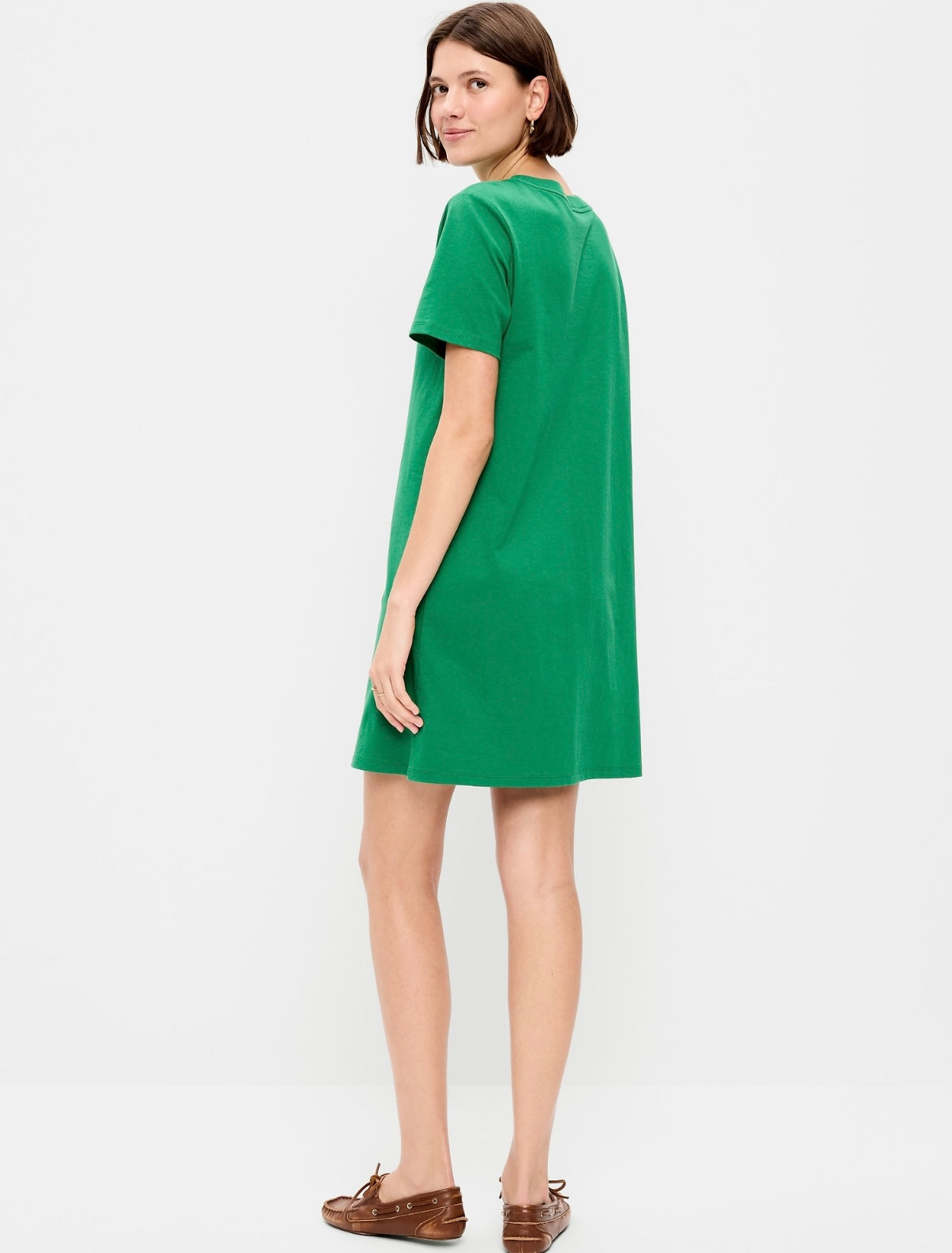Vintage Style Crew Neck T-Shirt Dress (30-day rental)