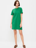 Vintage Style Crew Neck T-Shirt Dress (30-day rental)