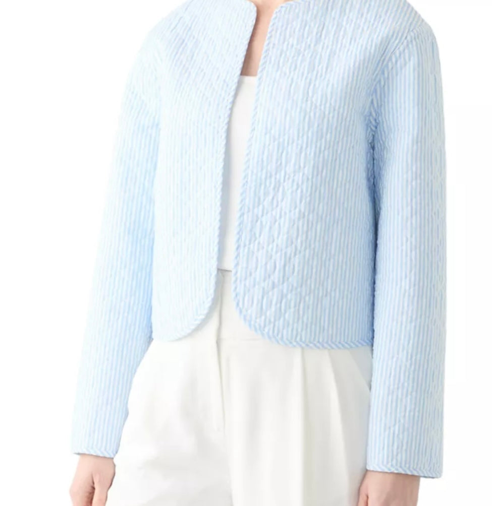 Crown & Ivy floral quilted jacket reversible (30-day rental)