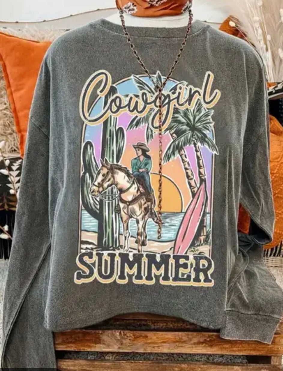 Cowgirl Summer Sweatshirt (30-day rental)