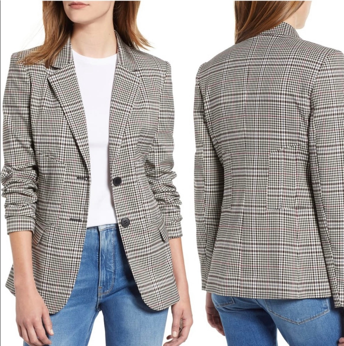Chelsea 28 Plaid Blazer