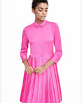 Banana Republic Pink Pleated Dress (30-day rental)