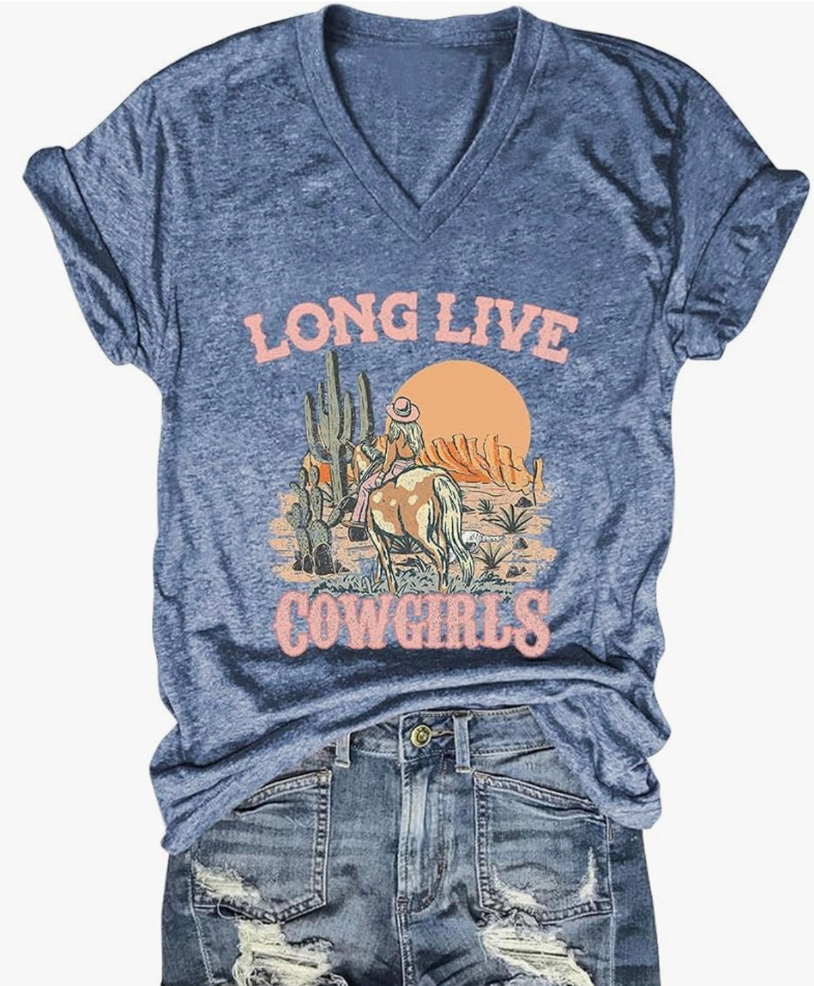 Long love cowboy tee (30-day rental)
