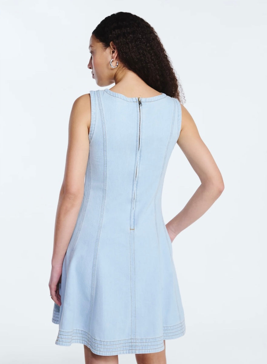 Denim Flare Dress