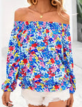Floral Fun Cold-Shoulder Top (30-day rental)
