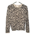 H&M crew neck sweater leopard print pattern (30-day rental)