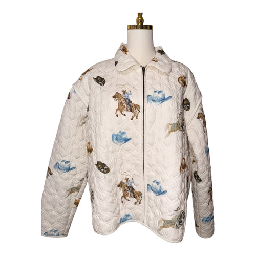 Blue B Quilted Western Jacket (30-day rental)