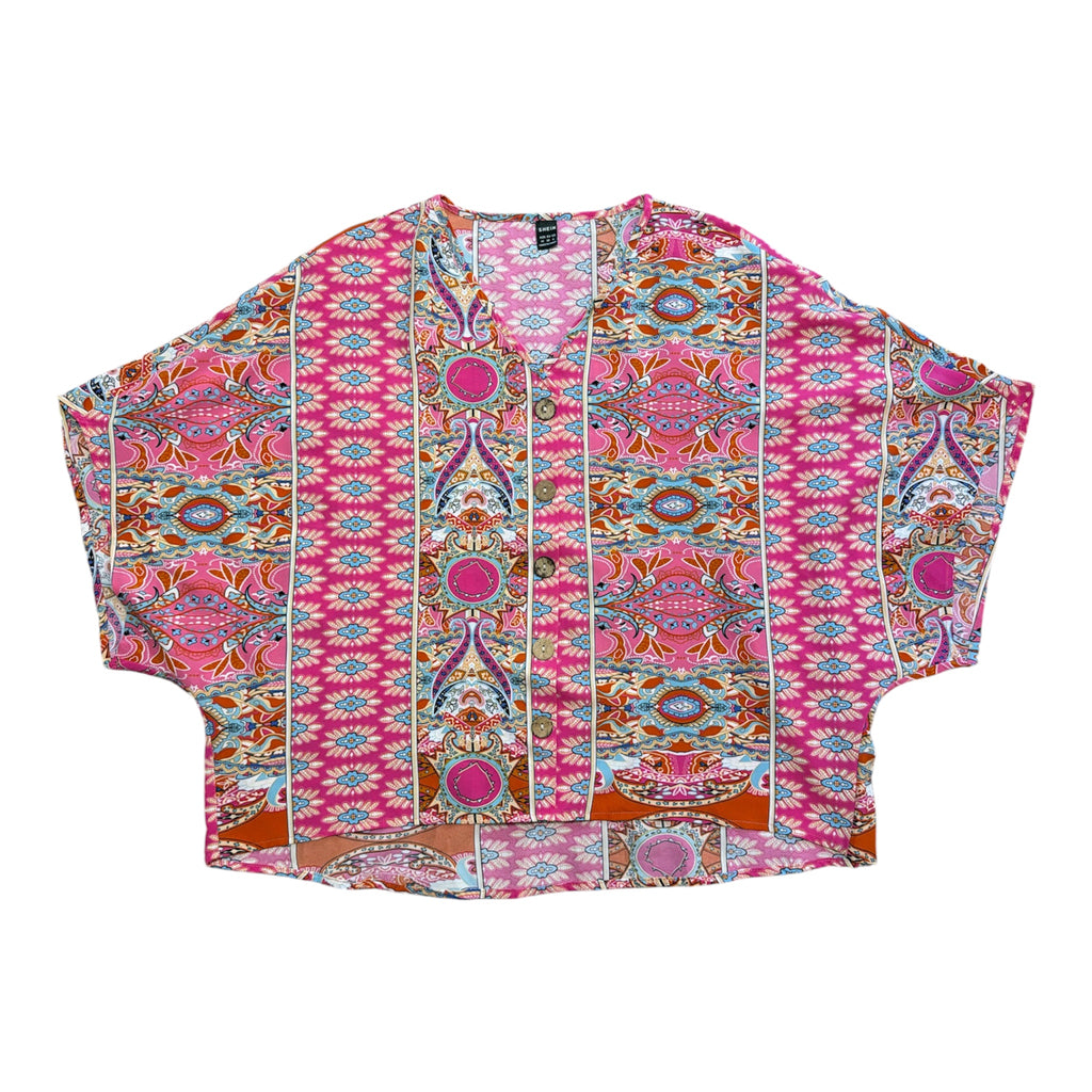 Boho B-Neck Blouse Size Medium