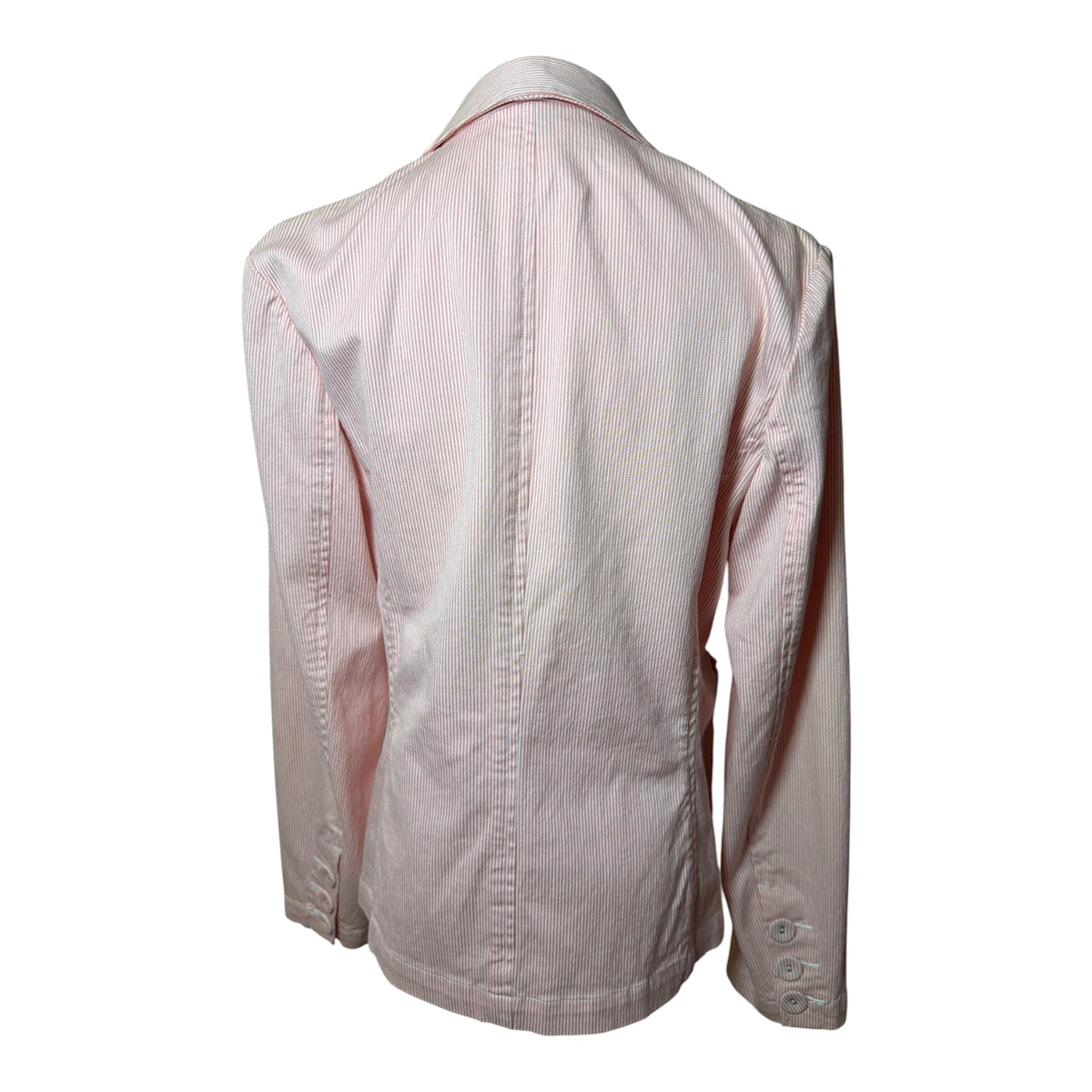 Pink Pin Striped Cotton Blazer